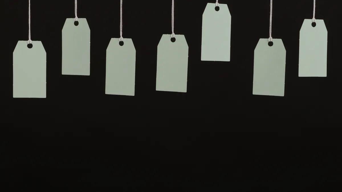 Step-by-step: Automating schema markup generation across your site — Blank Hang Tags with a Black Background